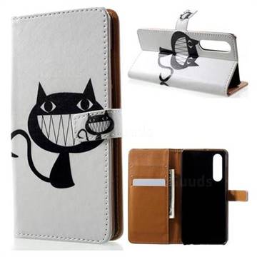 Proud Cat Leather Wallet Case for Huawei P30