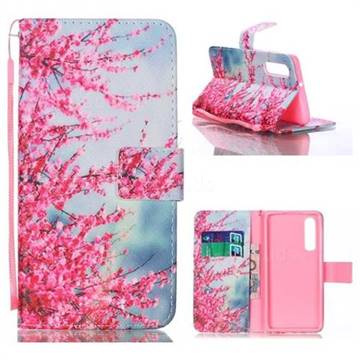 Plum Flower Leather Wallet Phone Case for Huawei P30