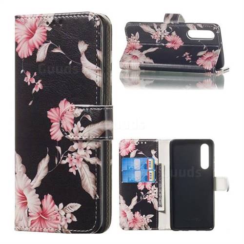 Azalea Flower PU Leather Wallet Case for Huawei P30