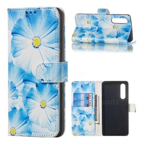 Orchid Flower PU Leather Wallet Case for Huawei P30