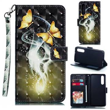 Dream Butterfly 3D Painted Leather Phone Wallet Case for Huawei P30