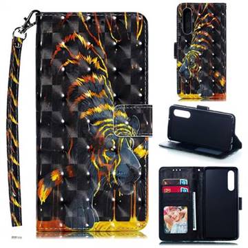 Tiger Totem 3D Painted Leather Phone Wallet Case for Huawei P30