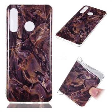 Brown Soft TPU Marble Pattern Phone Case for Huawei P30 Lite