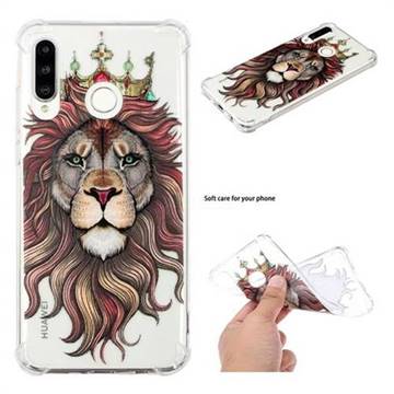 Lion King Anti-fall Clear Varnish Soft TPU Back Cover for Huawei P30 Lite