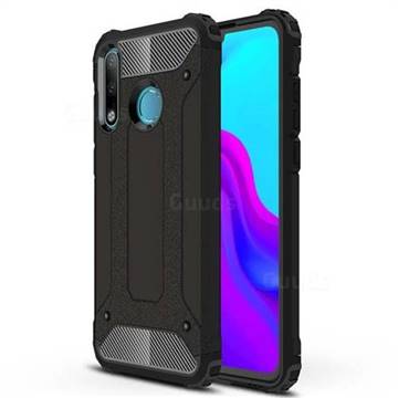 King Kong Armor Premium Shockproof Dual Layer Rugged Hard Cover for Huawei P30 Lite - Black Gold