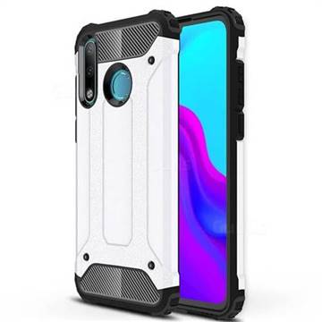 King Kong Armor Premium Shockproof Dual Layer Rugged Hard Cover for Huawei P30 Lite - White