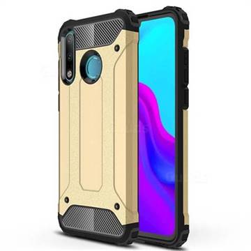 King Kong Armor Premium Shockproof Dual Layer Rugged Hard Cover for Huawei P30 Lite - Champagne Gold