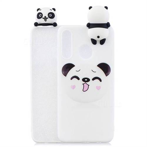 Smiley Panda Soft 3D Climbing Doll Soft Case for Huawei P30 Lite