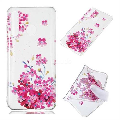 Plum Blossom Bloom Super Clear Soft TPU Back Cover for Huawei P30 Lite