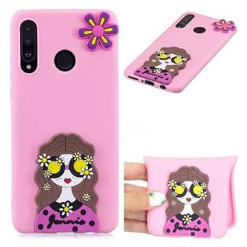 Violet Girl Soft 3D Silicone Case for Huawei P30 Lite