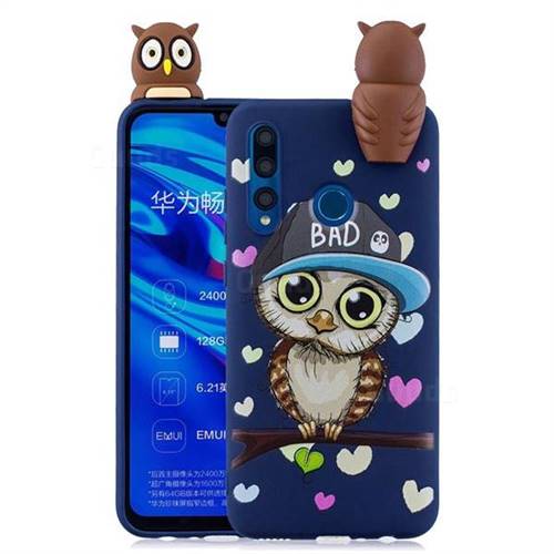 Bad Owl Soft 3D Climbing Doll Soft Case for Huawei P30 Lite