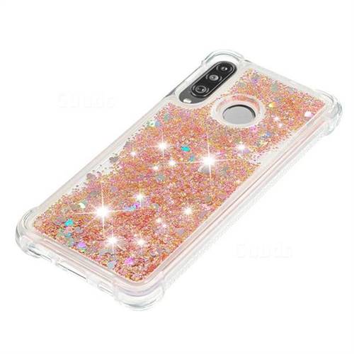 Dynamic Liquid Glitter Sand Quicksand Star Tpu Case For Huawei P30 Lite Diamond Gold Huawei