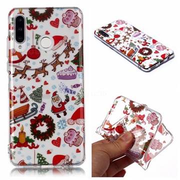 Christmas Playground Super Clear Soft TPU Back Cover for Huawei P30 Lite