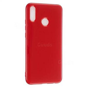 2mm Candy Soft Silicone Phone Case Cover for Huawei P30 Lite - Hot Red