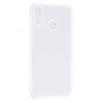 2mm Candy Soft Silicone Phone Case Cover for Huawei P30 Lite - White