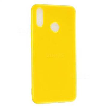 2mm Candy Soft Silicone Phone Case Cover for Huawei P30 Lite - Yellow