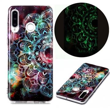 Datura Flowers Noctilucent Soft TPU Back Cover for Huawei P30 Lite