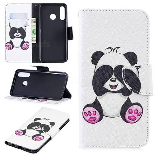 Lovely Panda Leather Wallet Case for Huawei P30 Lite