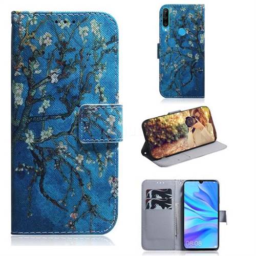 Apricot Tree PU Leather Wallet Case for Huawei P30 Lite