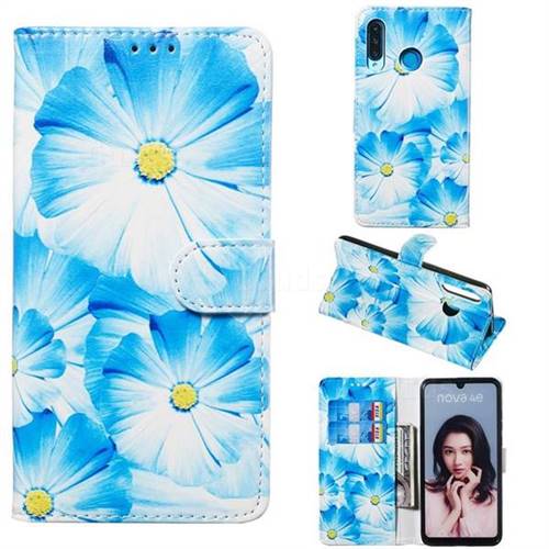 Orchid Flower PU Leather Wallet Case for Huawei P30 Lite
