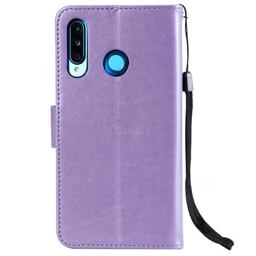 Booklet Wallet Cover Für Huawei P30 In Pink – Mit Kartenfächern, Wake/Sleep-Funktion & Wasserabweisendem Kunstleder