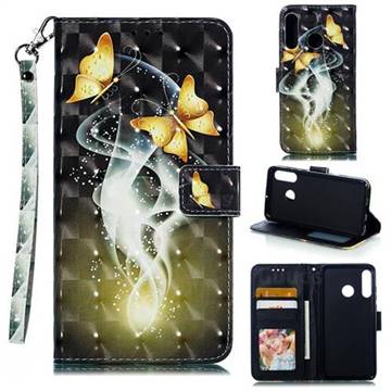 Dream Butterfly 3D Painted Leather Phone Wallet Case for Huawei P30 Lite