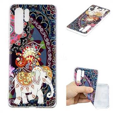 Totem Flower Elephant Super Clear Soft TPU Back Cover for Huawei P30 Pro