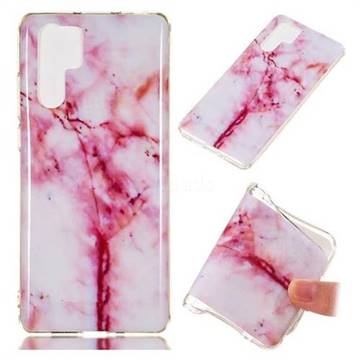 Red Grain Soft TPU Marble Pattern Phone Case for Huawei P30 Pro