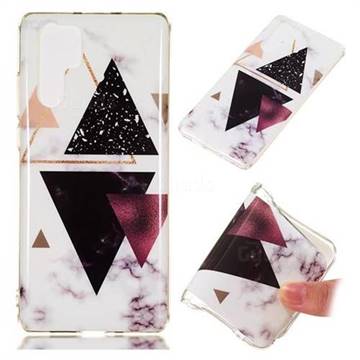 Four Triangular Soft TPU Marble Pattern Phone Case for Huawei P30 Pro