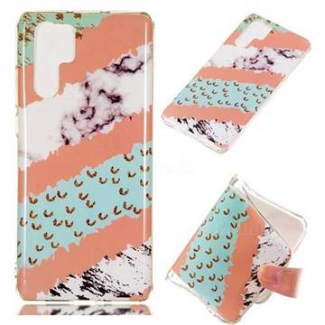 Diagonal Grass Soft TPU Marble Pattern Phone Case for Huawei P30 Pro
