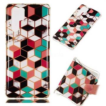 Three-dimensional Square Soft TPU Marble Pattern Phone Case for Huawei P30 Pro