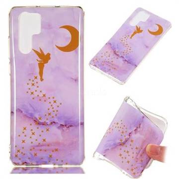Elf Purple Soft TPU Marble Pattern Phone Case for Huawei P30 Pro