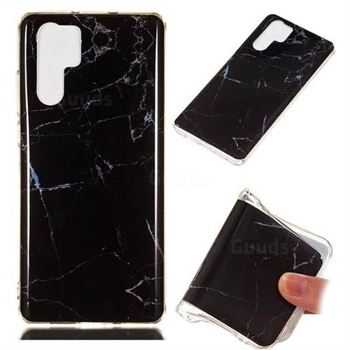 Black Soft TPU Marble Pattern Case for Huawei P30 Pro