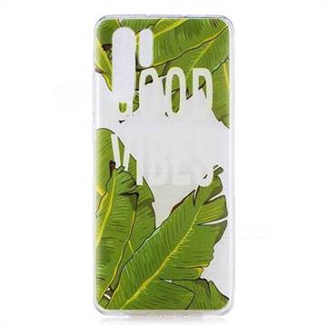 Good Vibes Banana Leaf Super Clear Soft TPU Back Cover for Huawei P30 Pro