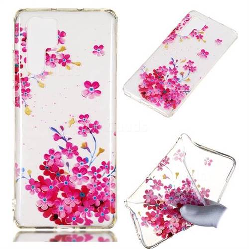 Plum Blossom Bloom Super Clear Soft TPU Back Cover for Huawei P30 Pro