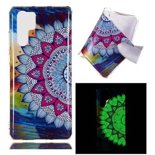 Colorful Sun Flower Noctilucent Soft TPU Back Cover for Huawei P30 Pro