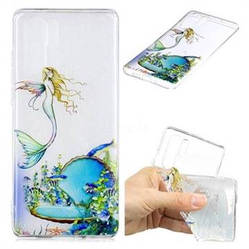 Mermaid Clear Varnish Soft Phone Back Cover for Huawei P30 Pro