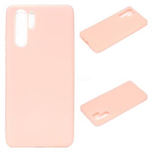 Candy Soft Silicone Protective Phone Case for Huawei P30 Pro - Light Pink