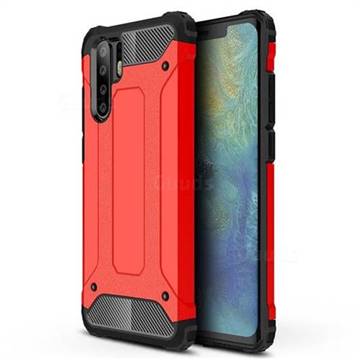 King Kong Armor Premium Shockproof Dual Layer Rugged Hard Cover for Huawei P30 Pro - Big Red