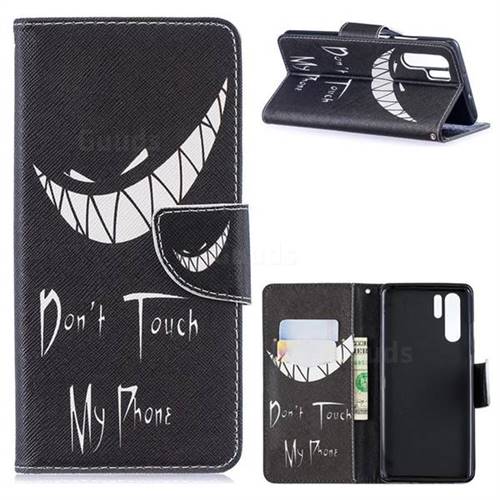 Crooked Grin Leather Wallet Case for Huawei P30 Pro