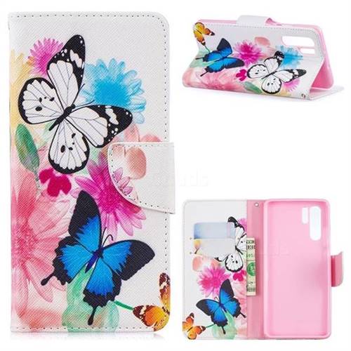 Vivid Flying Butterflies Leather Wallet Case for Huawei P30 Pro