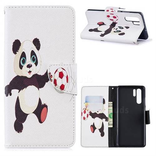 Football Panda Leather Wallet Case for Huawei P30 Pro