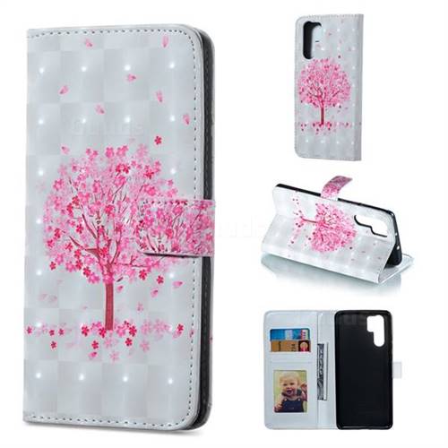 Sakura Flower Tree 3D Painted Leather Phone Wallet Case for Huawei P30 Pro