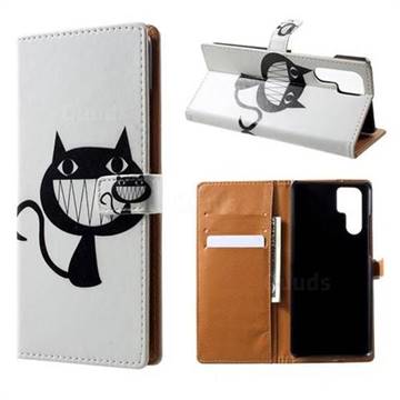 Proud Cat Leather Wallet Case for Huawei P30 Pro