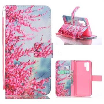 Plum Flower Leather Wallet Phone Case for Huawei P30 Pro