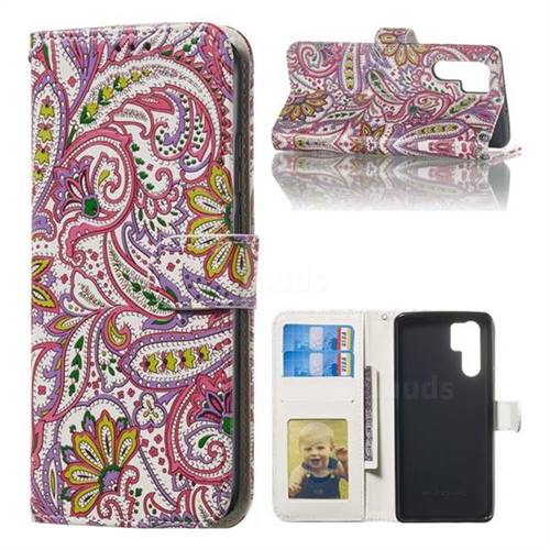 Pepper Flowers 3D Relief Oil PU Leather Wallet Case for Huawei P30 Pro