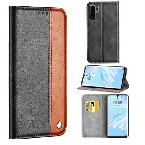 Classic Business Ultra Slim Magnetic Sucking Stitching Flip Cover