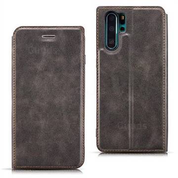 Ultra Slim Retro Simple Magnetic Sucking Leather Flip Cover for Huawei P30 Pro - Starry Sky
