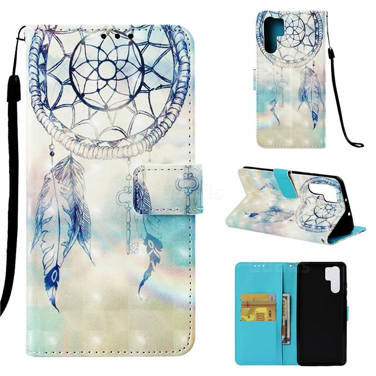 Fantasy Campanula 3D Painted Leather Wallet Case for Huawei P30 Pro
