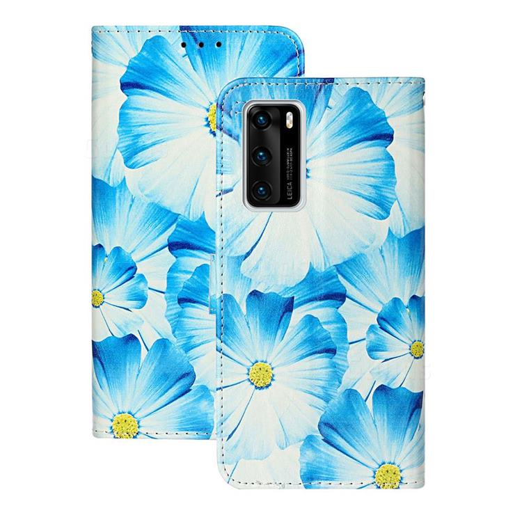 Orchid Flower PU Leather Wallet Case for Huawei P40